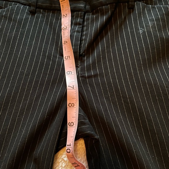 Express Design Studio “Editor” slacks. Pinstripe, flare leg. 4 regular. NWOT - Picture 9 of 15